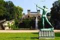 Statue of Mercury in the Park, Sanssouci Palace Royalty Free Stock Photo