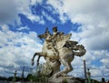 Mercury riding Pegasus