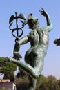 Statue of Mercury Royalty Free Stock Photo