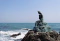 Statue of mermaid in Dongbaek park