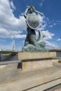 Statue of Mermaid, symbol of Warsaw