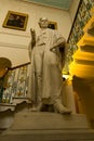 Statue of Michael Faraday at the Royal Institute of Science