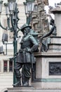 Statue of a mid-19th century Sardinian soldier Royalty Free Stock Photo