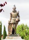 Statue of Miguel de Cervantes, author of Don Quixote