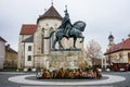 Statue of Mihai Viteazul in Alba Iulia Royalty Free Stock Photo