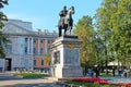 Statue, monument, sculpture, architecture, city, landmark, history, old, art, journey, palace, tourism, square, building, sky, blu