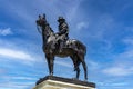 Statue and monument to the 18th U.S. President Ulysses S. Grant, located in the vicinity of the Capitol in Washington DC.
