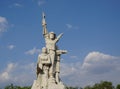 Statue and monument of Vietnamese soldier