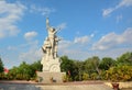 Statue and monument of Vietnamese soldier