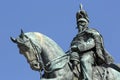 Statue on Monumento a Vittorio Emanuele II in Piazza Venizia, Rome, Italy Royalty Free Stock Photo