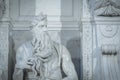 Statue of Moses by Michelangelo in Rome Royalty Free Stock Photo