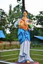 The statue of mother marry with Jesus Christ. Mother mary statue