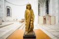 Statue of Mother Theresa taken inside the Pristina Cathedral. Royalty Free Stock Photo