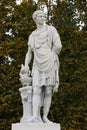 Statue of Mucius Scaevola, a Roman hero, Schonbrunn Palace in Vienna, Austria