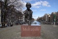 Statue Multatuli At Amsterdam The Netherlands 5-3-2021