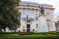 Statue of Murillo before Prado Museum at Plaza Murillo, Madrid, Spain Royalty Free Stock Photo