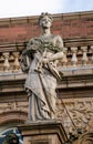 Statue of the muse Euterpe, Richmond-Upon-Thames Royalty Free Stock Photo