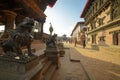 A statue of a mythical animal, Nepal, the city of bhaktapur,