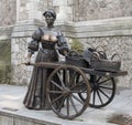 Statue of the mythical Molly Malone Royalty Free Stock Photo