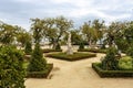 Statue of a naked female in the park on the Montjuic mountain in Barcelona, Spain, Europe Royalty Free Stock Photo