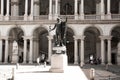 Statue of Napoleon as Mars the Peacemaker by Antonio Canova in the main courtyard of Palazzo Brera, home of the Accademia di Belle