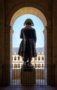 Statue of Napoleon Bonaparte in the Invalides in Paris Royalty Free Stock Photo