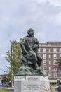 Statue of nathaniel hawthorne born in Salem