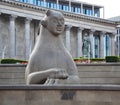 Statue near Birmingham city council house