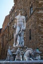 Statue of Neptune Florence Italy Royalty Free Stock Photo