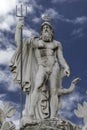 Statue of Neptune at fountain, Rome, Italy Royalty Free Stock Photo