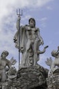 Statue of Neptune at fountain, Rome, Italy Royalty Free Stock Photo