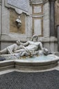 Statue of Neptune at fountain, Rome, Italy Royalty Free Stock Photo