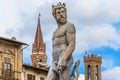 Statue of Neptune. Piazza della Signoria. Florence, Italy. Royalty Free Stock Photo