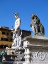 Statue of Neptune, Piazza della Signoria, Florence, Italy Royalty Free Stock Photo