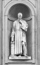 Statue of Niccolo Macchiavelli in Florence Royalty Free Stock Photo