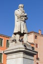 Statue of Niccolo` Tommaseo in Venice, italian linguist, journalist and essayist Royalty Free Stock Photo