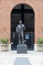 Statue Of Nile Kinnick On The Campus Of The University Of Iowa