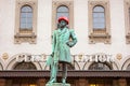 Statue of Nils Ericson in front of Central station in Stockholm, Sweden