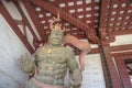 Statue Nioomon At The Shitennoo-Ji Tempel At Osaka Japan 4-9-2016