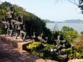 The statue of Nora dance at Southern folklore museum, Songkla Thailand