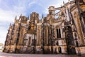 Medieval Batalha Monastery in Batalha, Portugal, Gothic architecture