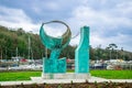 Statue of Odysseus on Bantry Pier in West Cork, Bantry Royalty Free Stock Photo