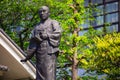 Statue of Oishi Kuranosuke, the leader of 47ronin at Sengakuji Temple in Tokyo, Japan