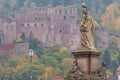 Statue of the old bridge Royalty Free Stock Photo