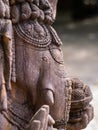 The Statue of Old Ganesha Carving Royalty Free Stock Photo