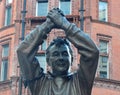 Brian Clough Statue close Up UK