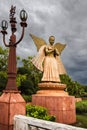 Statue of one of many Hindu Gods, Delhi, India