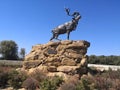 Royal Newfoundland Regiment Monument in Gallipoli - Trail of the Caribou at Canakkale Dardanelles, Turkey - September 15, 2023