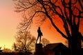 Statue of Orpheus at Fort McHenry, Baltimore Royalty Free Stock Photo