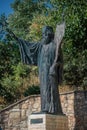 Statue of Orthodox Metropolitan Germanos of Patras